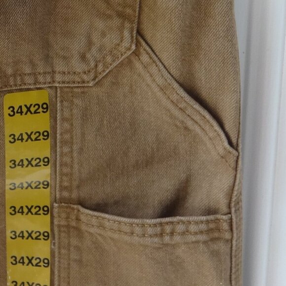 Lee Dungarees men's Carpenter jeans size 34 x 29, New With Tags, Aztec gold - Picture 12 of 12